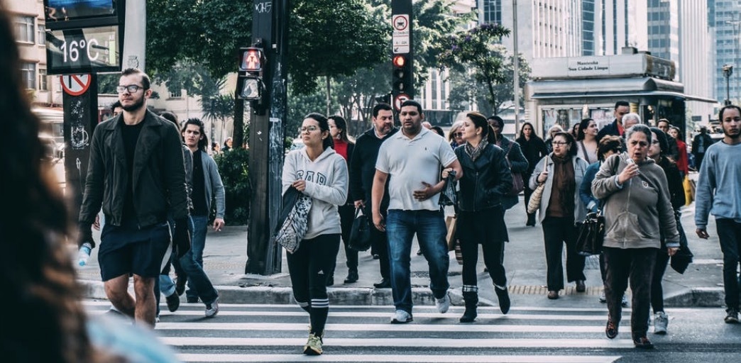 crossing the street falls on city property