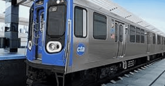 Hurt on CTA train