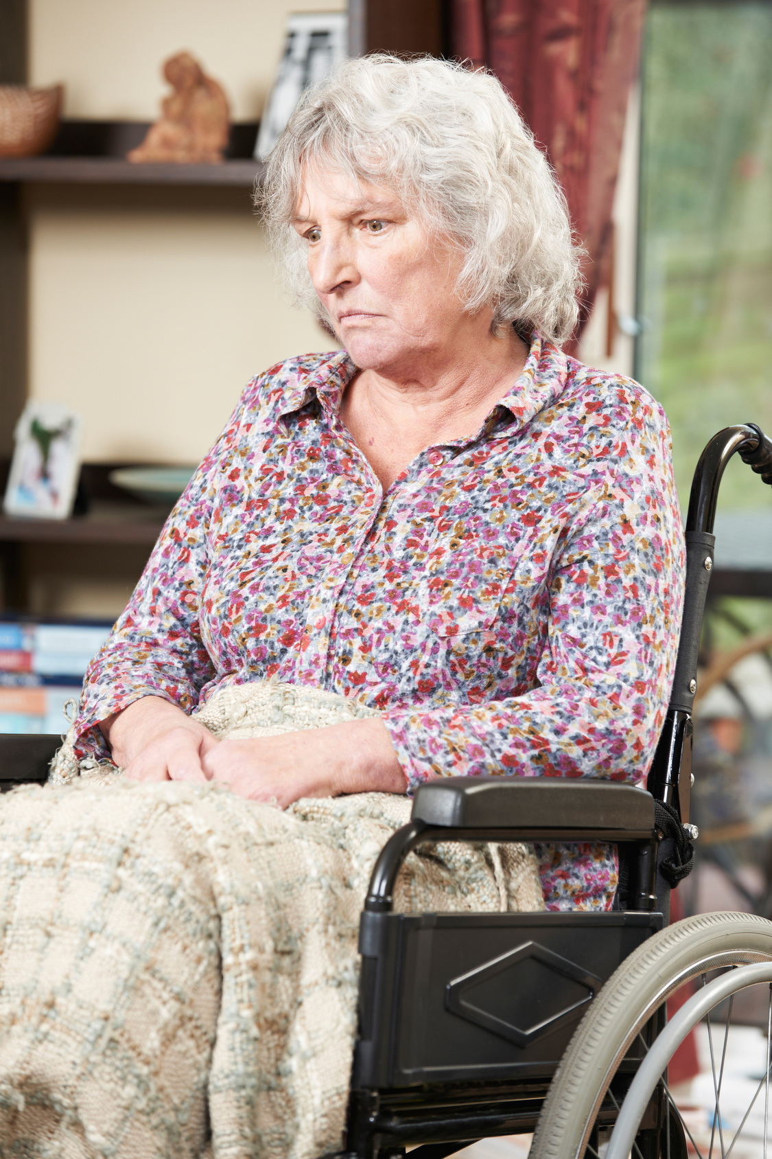 Unhappy Senior Woman