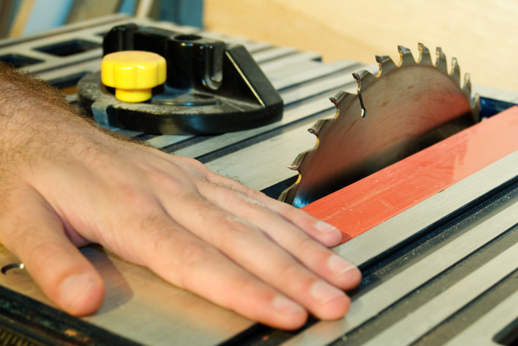 Work Injury with a Saw